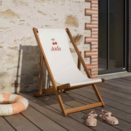 transat enfant blanc cassé