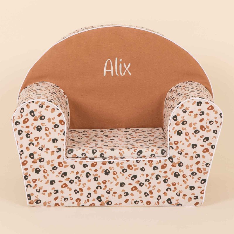 Fauteuil club enfant - Graou graou caramel