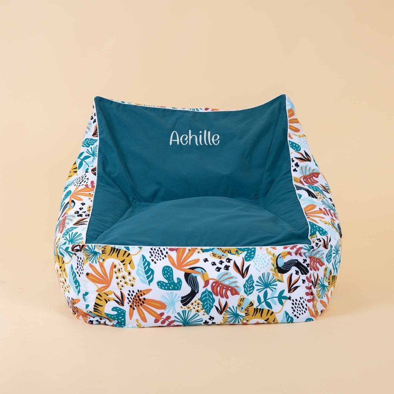 pouf gaston jungle polynesienne