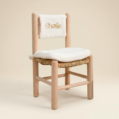 Chaise paille enfant trendy - photo de couverture