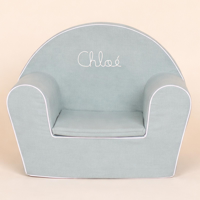 Housse de rechange fauteuil club - Vert de gris