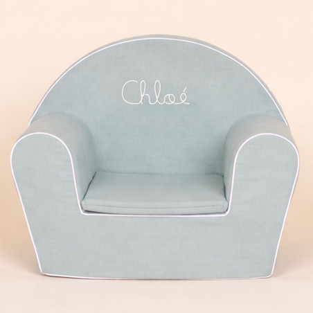 Housse de rechange fauteuil club - Vert de gris